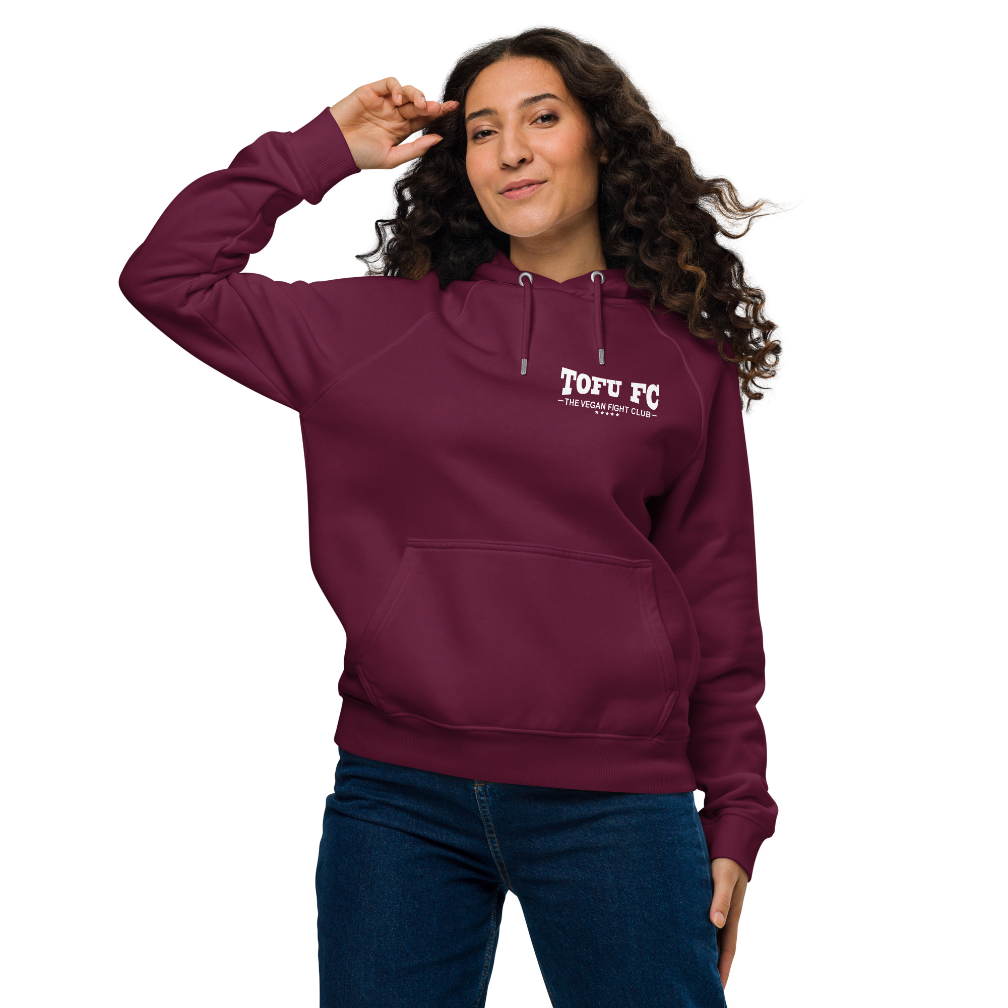 Unisex Bio-Raglan-Hoodie – Bild 4